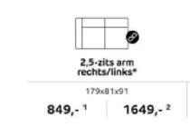 2 5 zits arm rechts links