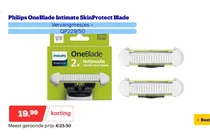 philips oneblade intimate skinprotect blade vervangmesjes