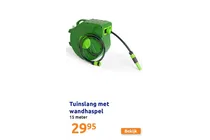 tuinslang met wandhaspel