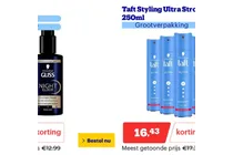 taft styling ultra strong hairspray