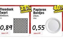 theedoek zwart