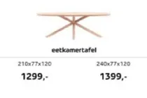 eetkamertafel