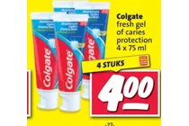 colgate fresh gel of caries protection