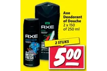 axe deodorant of douche