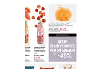 shower gel with organic strawberry festive edition