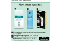 infrarood oor en voorhoofdthermometer