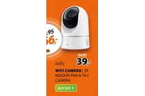 wifi camera 2k indoor pan tilt camera