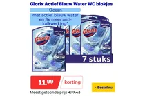 actief blauw water wc blokjes