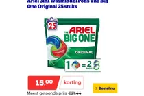 ariel 3in1 wasmiddel pods the big one original