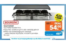 gourmetstel raclette pure