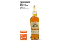 three brothers 20 years single grain malt