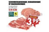 schouderkarbonade ribkarbonade of haaskarbonade