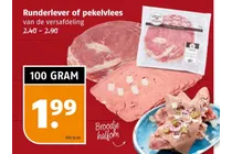 runderlever of pekelvleess