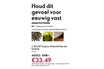 eclat toujours intensite eau de toilette