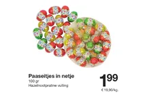 paaseitjes in netje