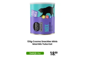 cosma snackies minis maxi mix tube kat