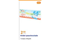 kinder paaschocolade