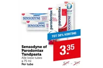 sensodyne of parodontax tandpasta