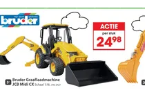 bruder graaflaadmachine jcb midi cx