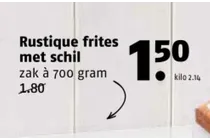 rustique frites met schil