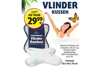 vlinder bamboe kussen