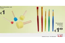 penseelset kinderen
