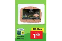 paaspate met groene asperges