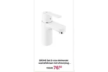 get s size eenhendel wastafelkraan met afvoerplug