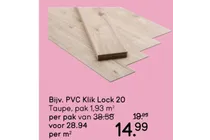 pvc klik lock 20 taupe