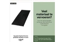 aquaplan topline bitumen golfplaat