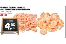 vis marine cocktail garnalen grote garnalen en of roze garnalen