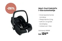 cabriofix i size autostoeltje