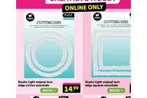 studio light snijmal torn edge circles essentials