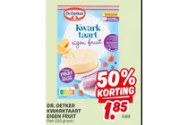 kwarktaart eigen fruit