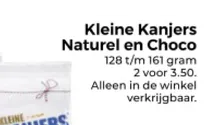 kleine kanjers naturel en choco