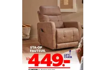 sta op fauteuil