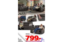 kingston 3 zitsbank relaxfauteuil