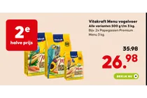 vitakraft menu vogelvoer