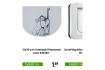 voerbak placemat voor katten