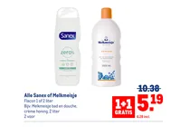melkmeisje bad en douche creme honing