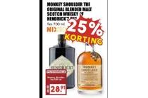 monkey shoulder the original blended malt scotch whisky
