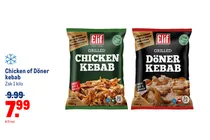 grilled chicken kebab