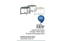 borre bijzettafel
