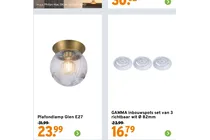 gamma inbouwspots set van 3