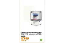 buitenlak hoogglans ral 9010 gebroken wit