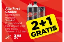 first choice cola zero sugar