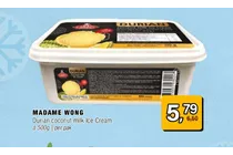 durian coconut milk ice cream