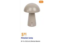 metalen lamp