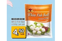 white fish ball