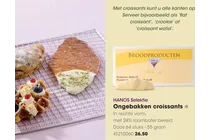 ongebakken croissants